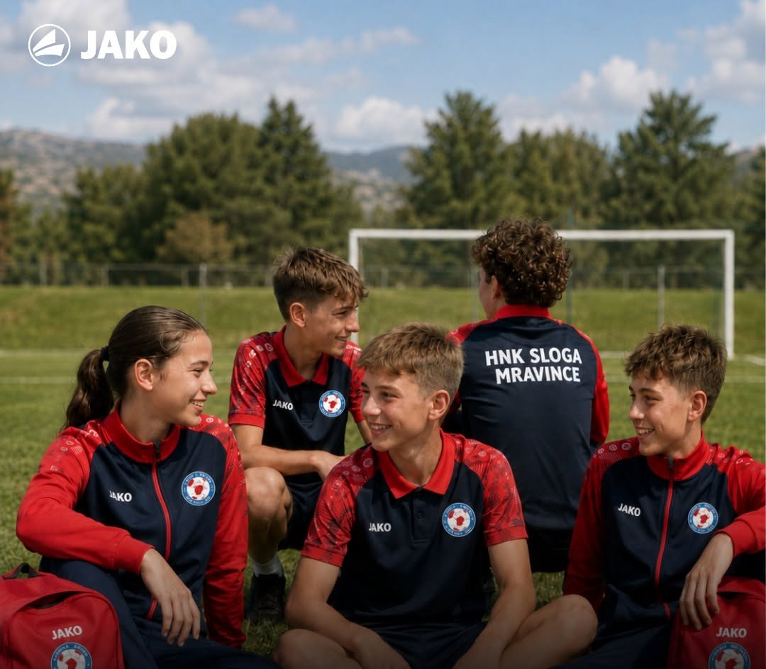 Mladi igrači HNK Sloga Mravince u novoj klupskoj opremi